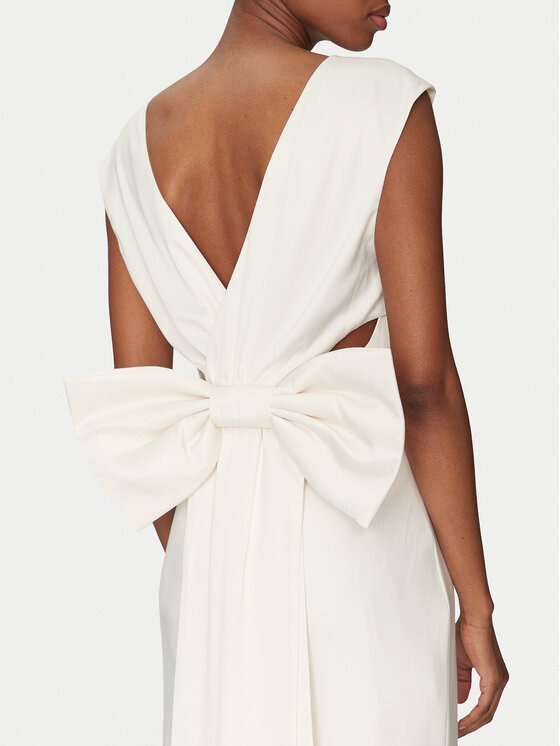 YAS YAS Вечірня сукня Dottea 26036356 Білий Regular Fit