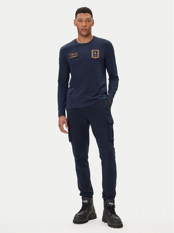 Aeronautica Militare Aeronautica Militare Longsleeve 252TS2488UJ00710 Cиній Regular Fit