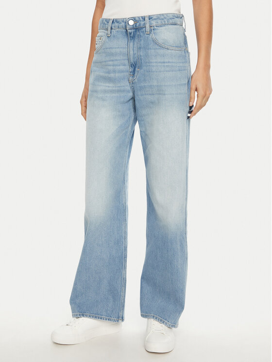 Tommy Jeans Tommy Jeans Farmer Mia DW0DW19572 Kék Relaxed Fit