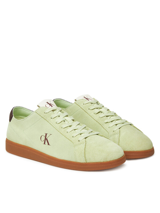 Calvin Klein Jeans Calvin Klein Jeans Sneakersy Low Profile Cupsole Su Zielony
