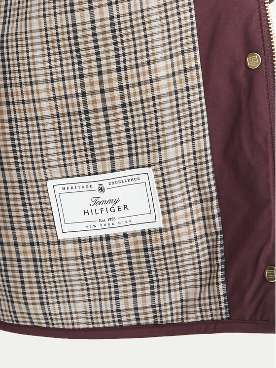 Tommy Hilfiger Tommy Hilfiger Pārejas jaka WW0WW51512 Bordo Regular Fit