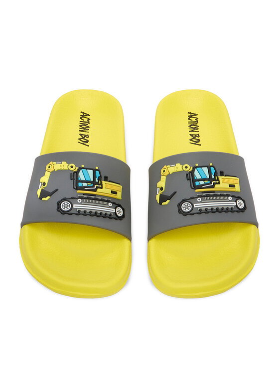 Action Boy Action Boy Pantoletten P3047083K Grau