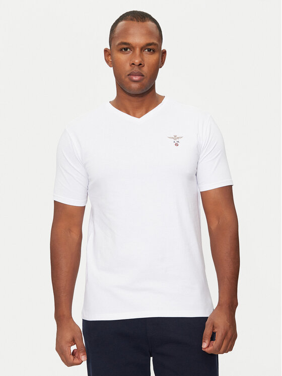 Aeronautica Militare Aeronautica Militare T-Shirt AM1UTI002 Weiß Regular Fit