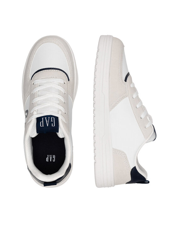 Gap Gap Sneakersy BOSTON CUP LOW Y GP515036AY-WH00 Biały