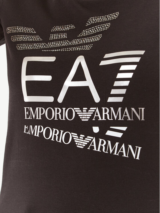 EA7 Emporio Armani EA7 Emporio Armani T-Shirt 6RTT35 TJFKZ 1200 Czarny Regular Fit