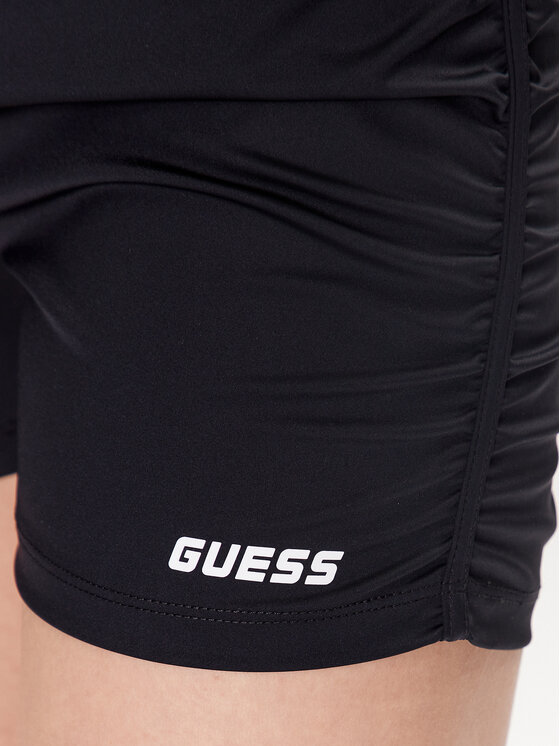 Guess Guess Sportske kratke hlače Ella V3GD14 MC04A Crna Slim Fit