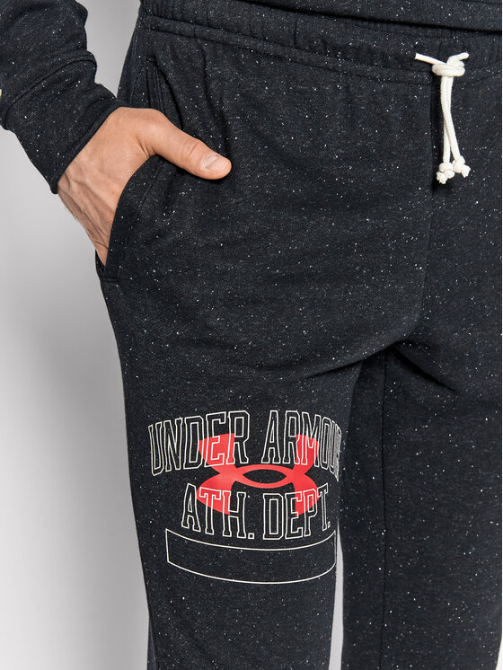 Under Armour Under Armour Spodnie dresowe Rival Terry Athletic Department 1370357 Czarny Regular Fit