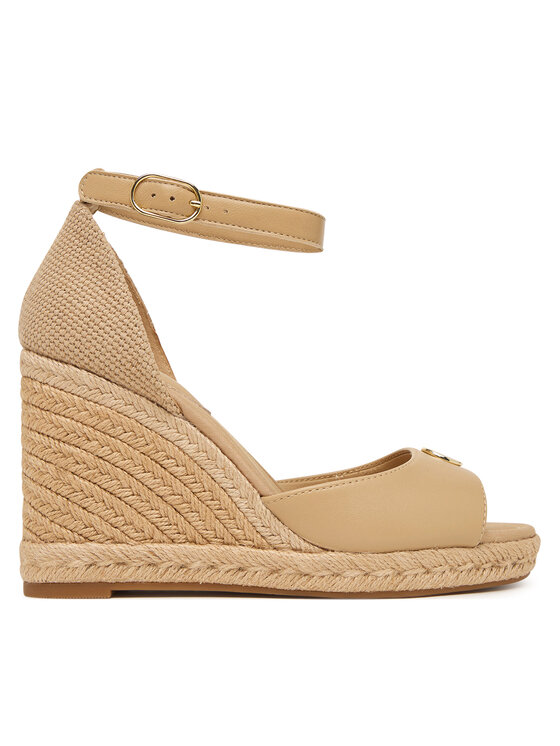 Tommy Hilfiger Espadrile Plate High Wedge Espad FW0FW09517 Bej deschis