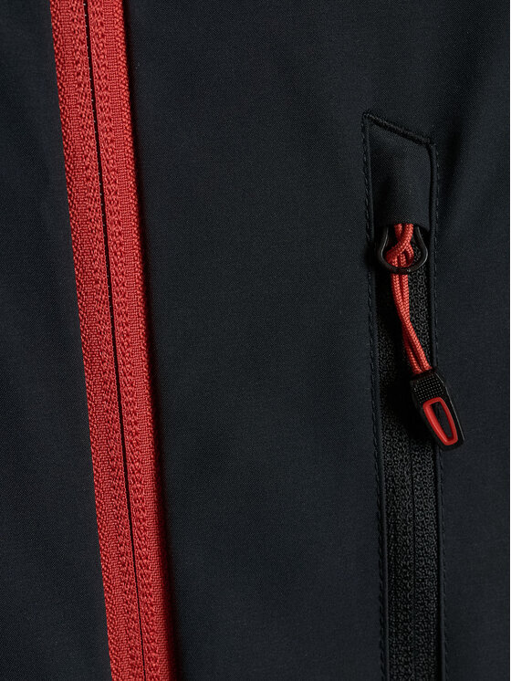 4F 4F Kurtka outdoor TREKKING Czarny Regular Fit