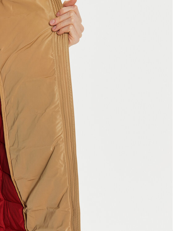 Tommy Hilfiger Tommy Hilfiger Пухено яке Heritage WW0WW43601 Бежов Regular Fit
