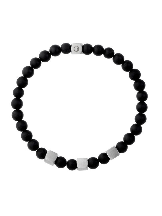 Manoki manoki Bransoletka BA866BS Czarny