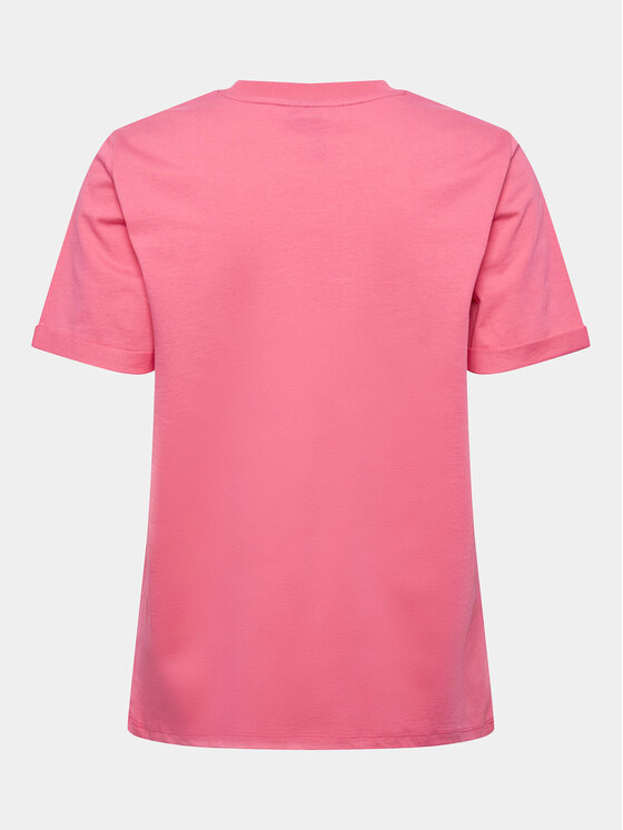 Pieces Pieces Тишърт Ria 17086970 Розов Regular Fit