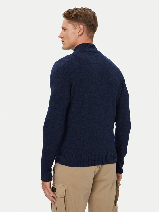 Aeronautica Militare Aeronautica Militare Kardigan 262MA1646UL00924 Tumesinine Regular Fit