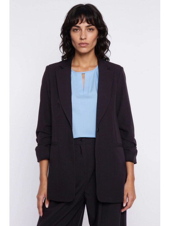 NIFE NIFE Halenka B225 Modrá Regular Fit