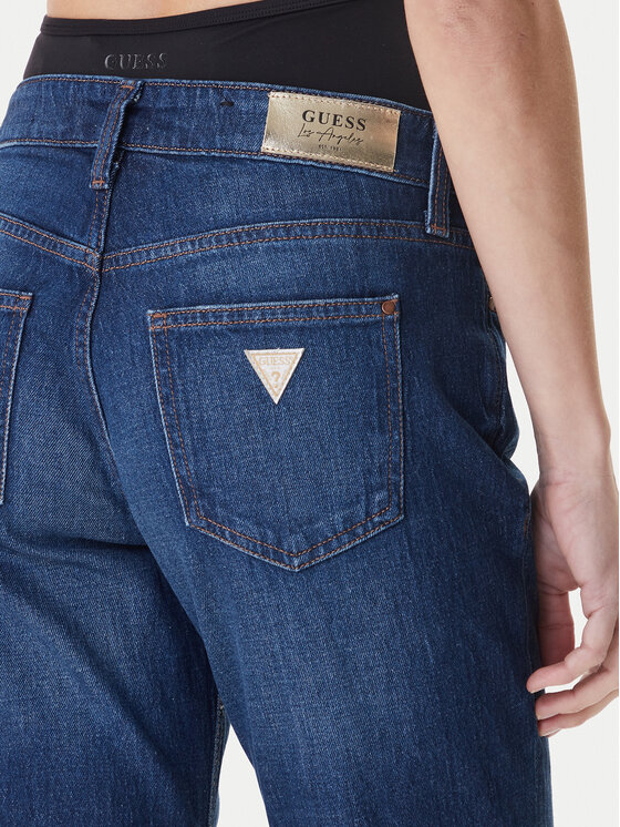 Guess Guess Дънки W6RA3M D6831 Тъмносин Straight Leg