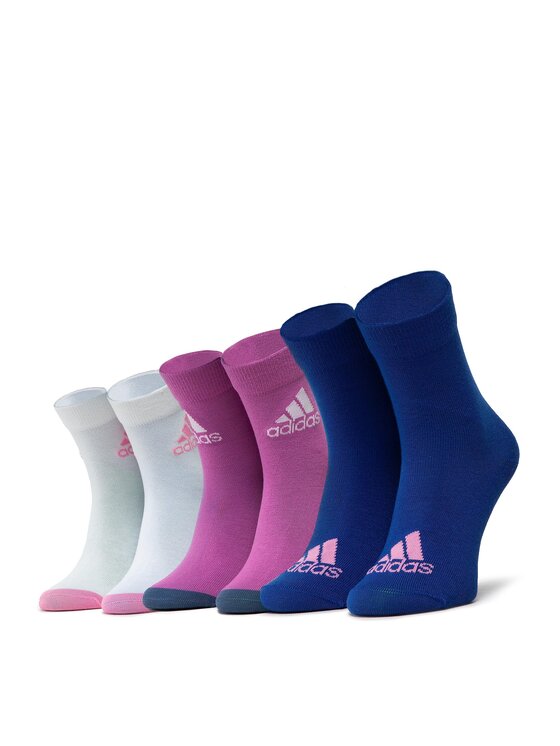 adidas adidas Set od 3 para dječjih visokih čarapa HM2314 Šarena