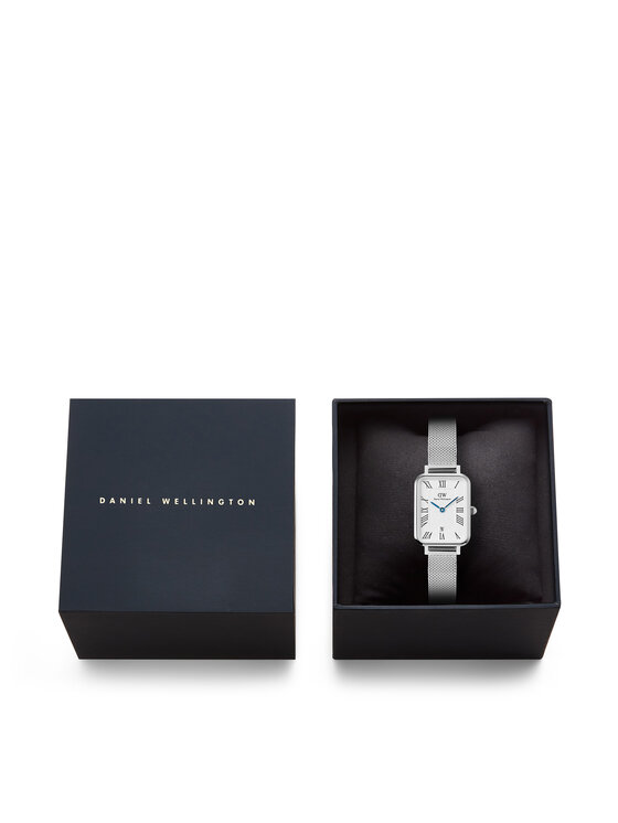 Daniel Wellington Daniel Wellington Часовник Quadro Sterling Roman Numerals DW00100863 Сребрист