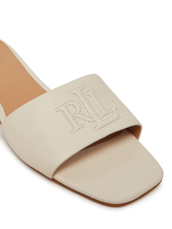 LAUREN RALPH LAUREN LAUREN RALPH LAUREN Klapki Everley 802959143009 Kremowy