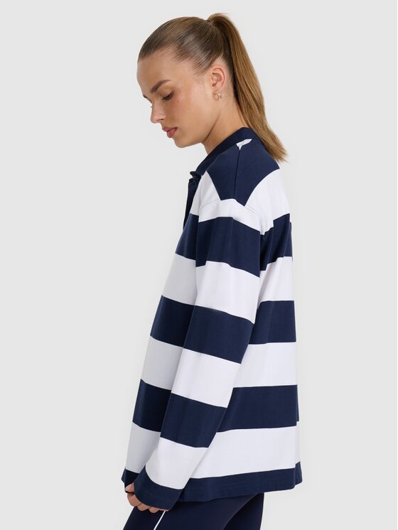 4F 4F Longsleeve 4FRAW25TLONF604-31S Granatowy Oversize