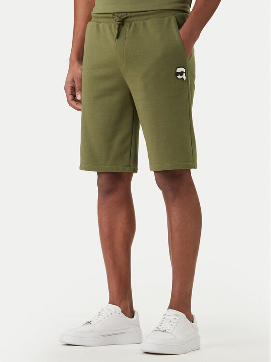 KARL LAGERFELD KARL LAGERFELD Sportske kratke hlače 705019 562900 Zelena Regular Fit