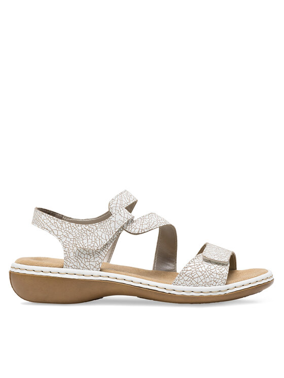 Rieker Rieker Sandale 659C7-81 Alb