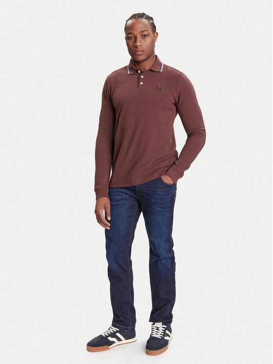 Wrangler Jeansy Greensboro 112370720 Granatowy Straight Fit