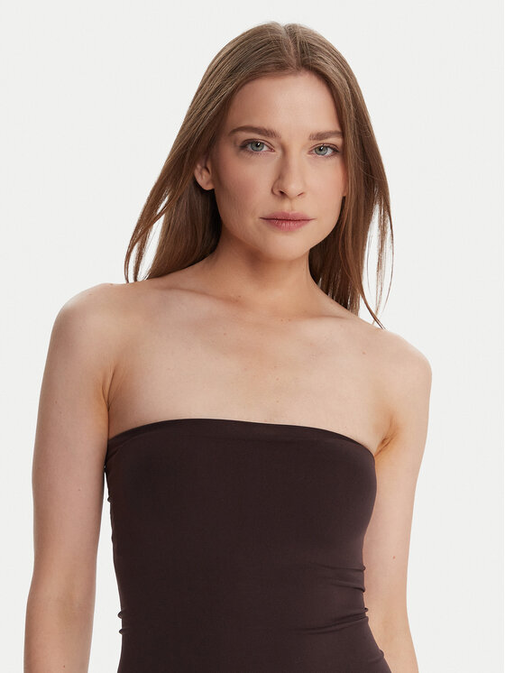 Wolford Wolford Večernja haljina 50795 Smeđa Slim Fit