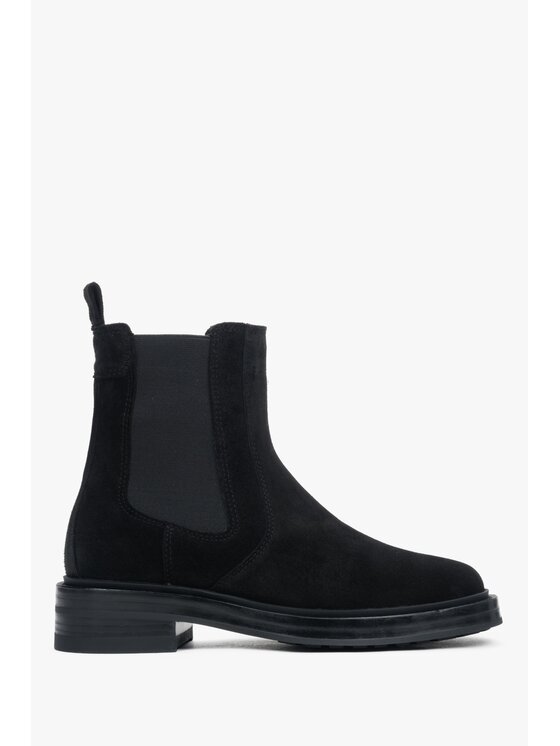 Estro Estro Μποτάκια με λάστιχο ER00118042 Μαύρο