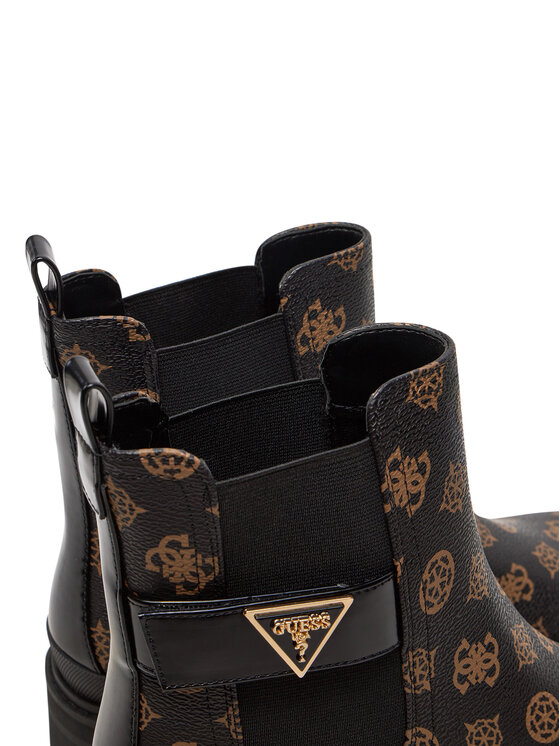 Guess Guess Botine Bensly FLFBEN FAL10 Negru