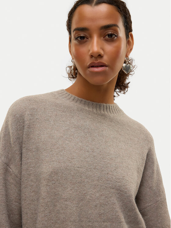 Vero Moda Vero Moda Svetr Boom 10320463 Šedá Loose Fit
