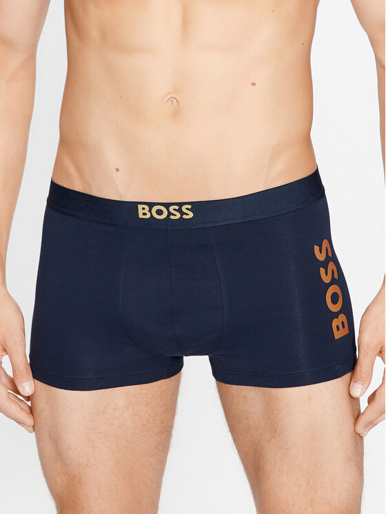Boss Boxerky Trunk Starlight 50499448 Tmavomodrá