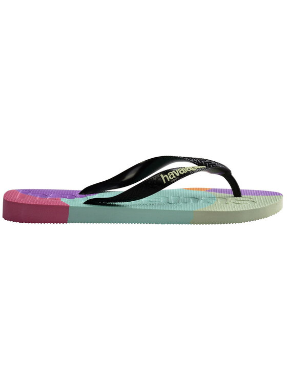 Havaianas Havaianas Japonki HAVAIANAS Infradito Donna Hav. Top logomania colors II 4147526.0090 Nero Czarny