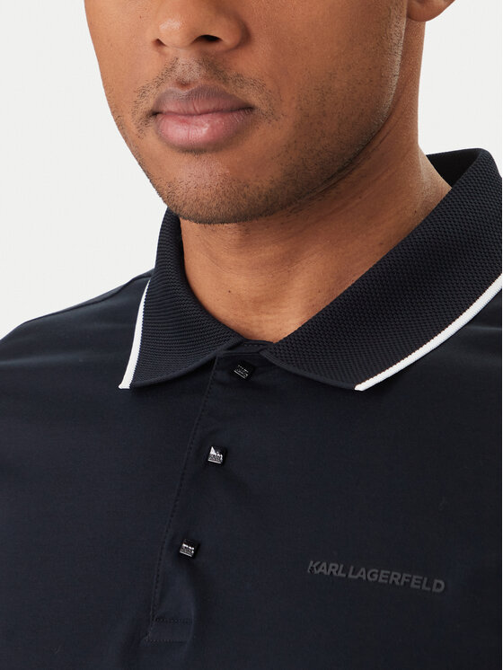 KARL LAGERFELD KARL LAGERFELD Polokošile 745080 562200 Tmavomodrá Regular Fit
