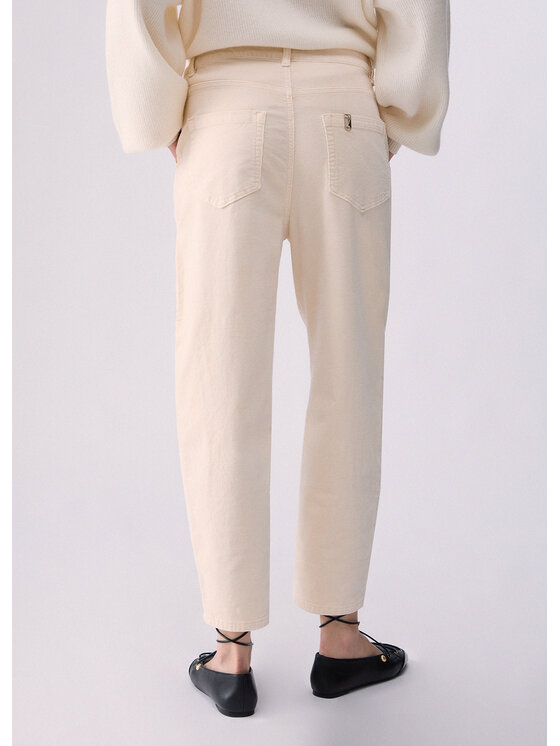 Liu Jo Liu Jo Pantaloni di tessuto UF6130T702A30905 Bianco Regular Fit