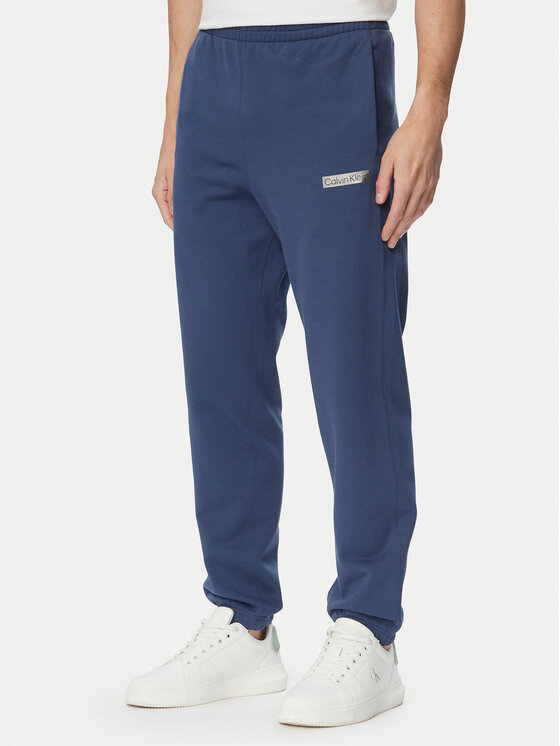 Calvin Klein Pantaloni trening LV04LG212G Bleumarin Regular Fit