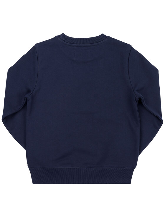 Calvin Klein Jeans Calvin Klein Jeans Bluza Monogram Logo IU0IU00069 Granatowy Regular Fit