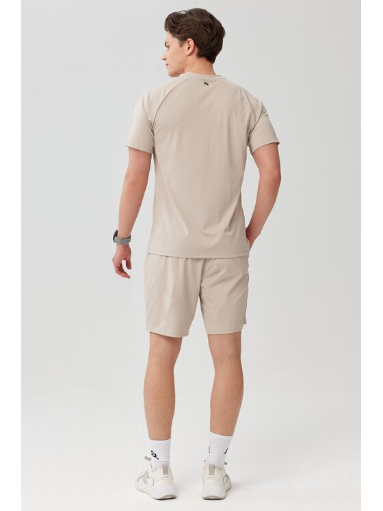 ROUGH RADICAL ROUGH RADICAL Koszulka techniczna PROOF TEE Beżowy Reglan Fit