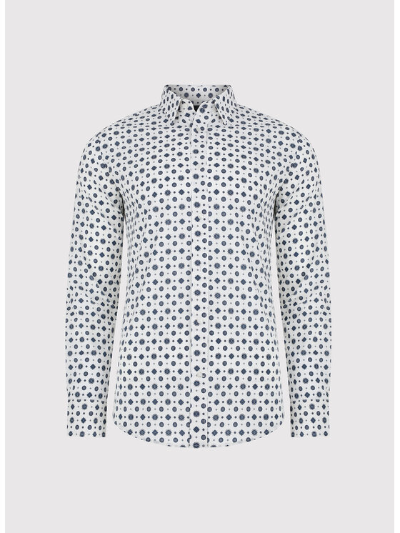 Pako Lorente Pako Lorente Koszula P25WF-1X-056 Biały Slim Fit