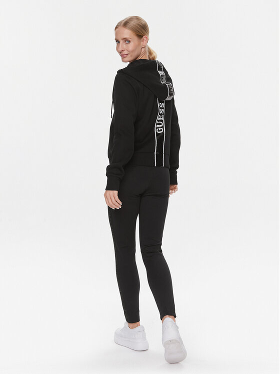 Guess Guess Sweatshirt Giulia V4RQ19 KC3D2 Schwarz Regular Fit