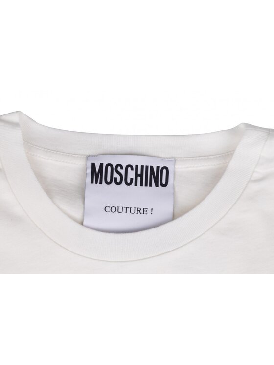 MOSCHINO MOSCHINO T-Shirt J0707 5240 1002 Bílá Regular Fit