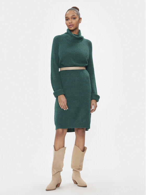 ONLY ONLY Vestito di maglia 15306945 Verde Relaxed Fit