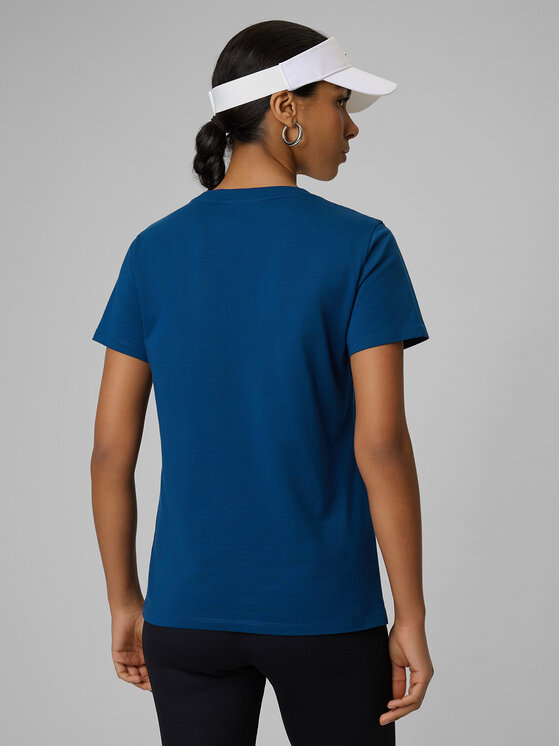 4F 4F T-Shirt TREKKING Turkusowy Regular Fit