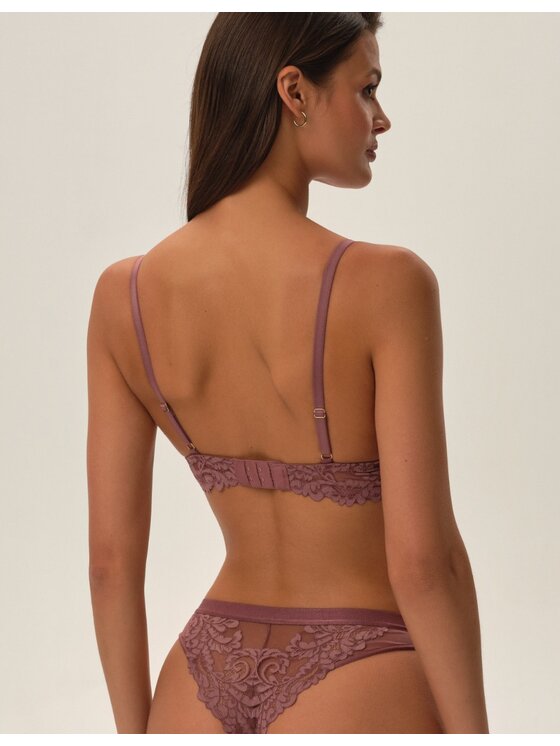 Esotiq Esotiq Biustonosz push-up 41846 Fioletowy
