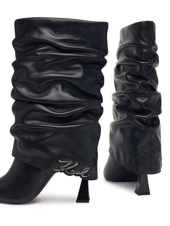 KARL LAGERFELD KARL LAGERFELD Μποτάκια Debutante KL32085 Μαύρο