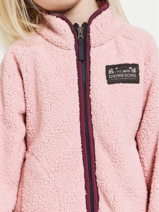 Didriksons Didriksons Felpa di pile Gibbs 505577 Rosa Regular Fit