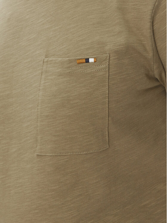 INDICODE INDICODE T-Shirt Inandorra 41-104 Khaki Regular Fit