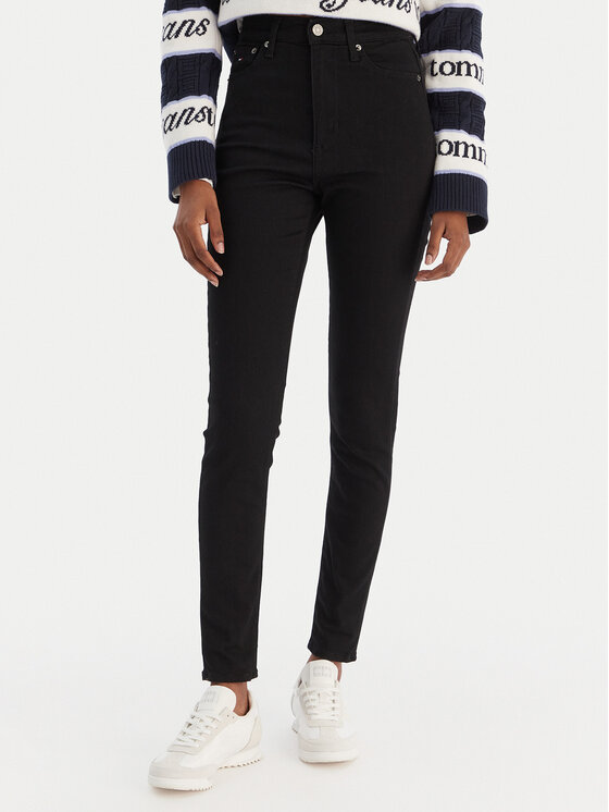 Tommy Jeans Tommy Jeans Blugi Sylvia DW0DW19936 Albastru Skinny Fit