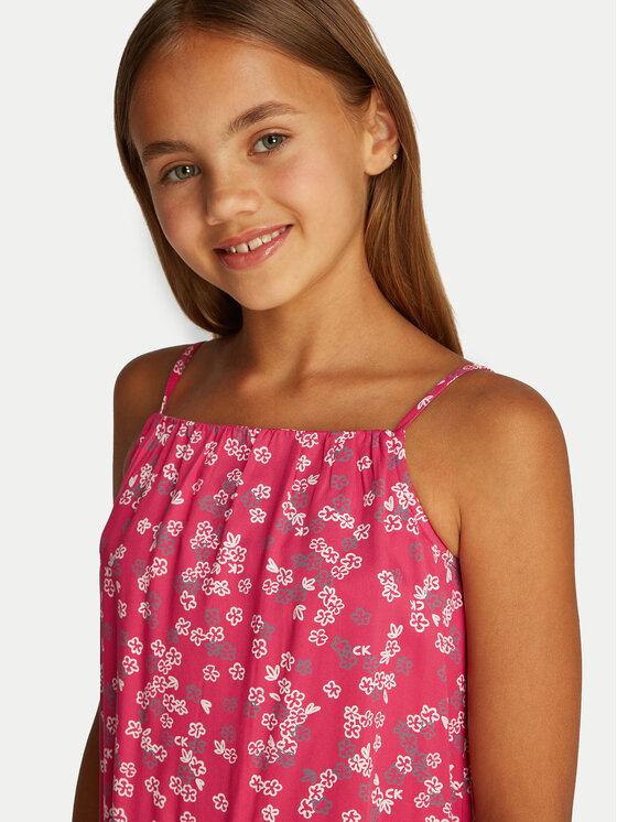 Calvin Klein Jeans Calvin Klein Jeans Sommerkleid IG0IG02901 Rosa Regular Fit