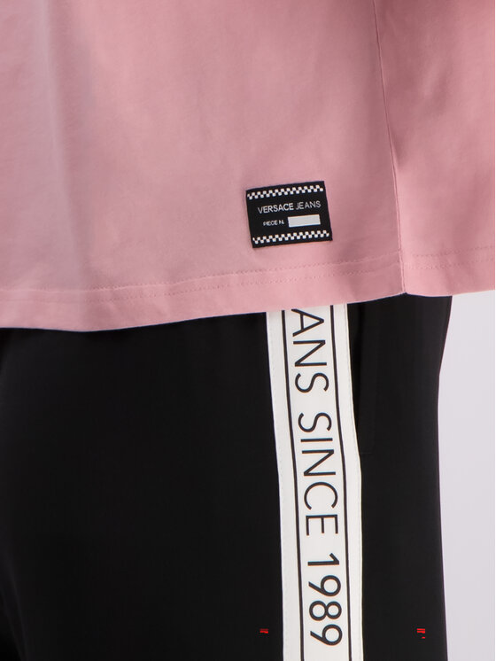 Versace Jeans Versace Jeans Marškinėliai B2HTB7T6 Rožinė Regular Fit