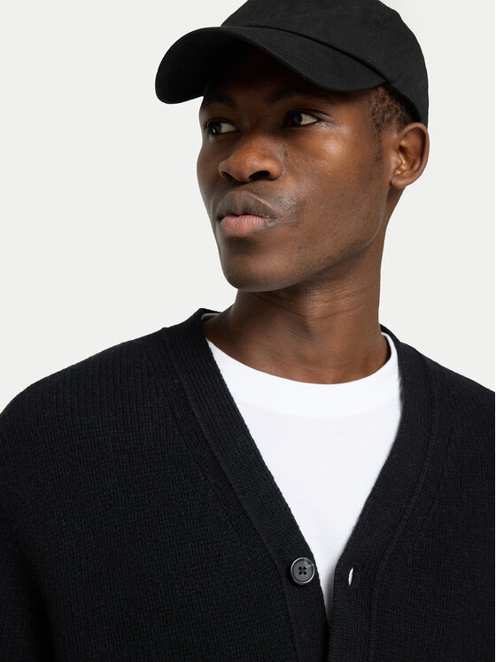 Selected Homme Selected Homme Pletena jopica Cody 16095620 Črna Relaxed Fit